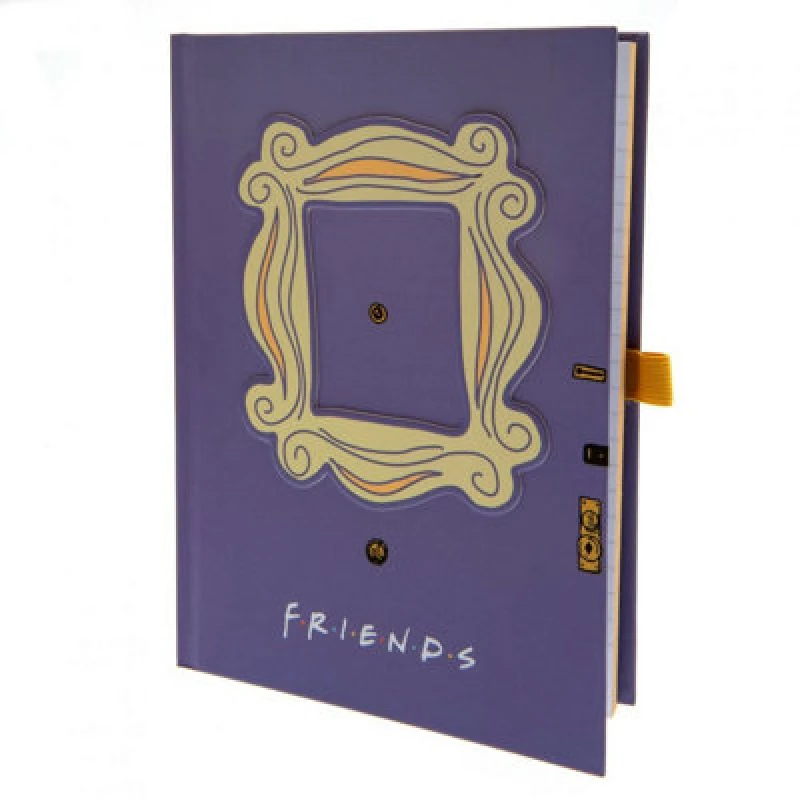 Image of Friends Premium Photo Frame A5 Notebook Purple unisex