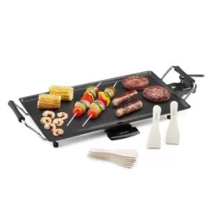 image of Lewis's Teppanyaki Grill Large Non-stick Electric Table Top 58 x 26.5 x 10.1cm TJ Hughes