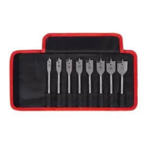 Image of Starrett Flat Wood Drill Bit Set, 8 Piece