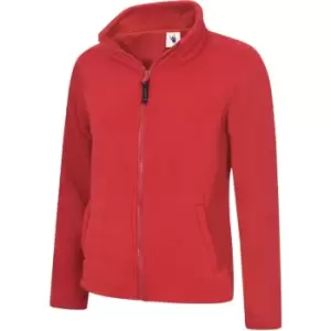 Image of UC608 LADIES FLEECE RED (M)