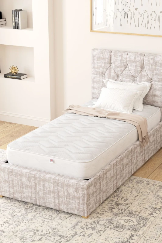 Image of Aspire Aspire 600 Bonnell Cooling Mattress in White Size: Single White Single Unisex 5057632286925
