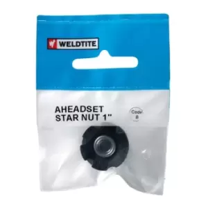 image of Weldtite Bike Bits A-head Start Nut 1" x1