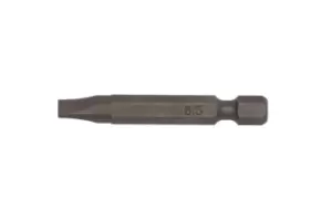 Image of Teng Tools FL5012A03 6.5mm Flat Bit - 50mm Long for Slotted Heads 1/4" Hex 3pk