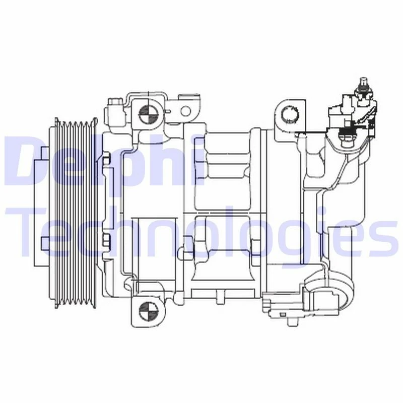 Image of DELPHI Air conditioning compressor DELPHI CS20325