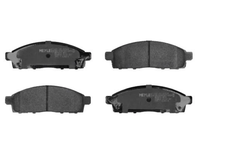 Image of MEYLE 025 245 2916/W Brake pad set Front Axle, with acoustic wear warning, Original Quality, with anti-squeak plate Brake Pad Set,disc brake (402)