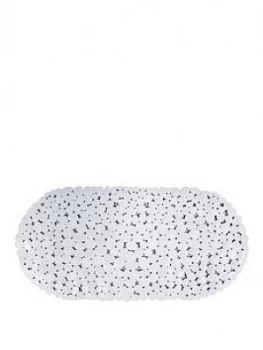 image of Aqualona Pebbles White Safety Bath Mat