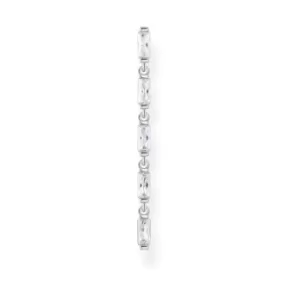 image of THOMAS SABO Charm Club Charming Silver Baguette Stud Earring