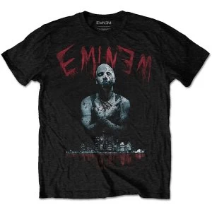 image of Eminem - Bloody Horror Mens Small T-Shirt - Black