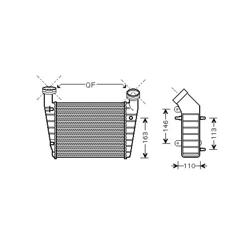 Image of Intercooler DIEDERICHS DCA1003