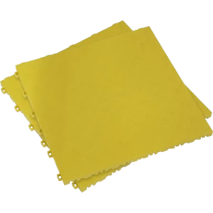 image of Sealey Anti Slip Polypropylene Floor Tile Yellow 400mm 400mm Pack of 9