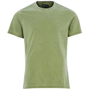 image of Barbour Mens Garment Dyed Tee Lt Moss Large