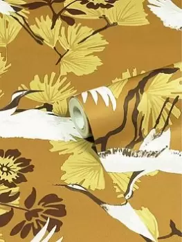 Image of Furn Demoiselle Botanical Printed Wallpaper