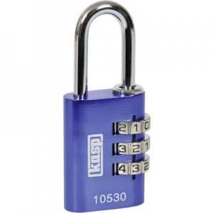 image of Kasp K10530BLUD Padlock 30 mm Blue Combination