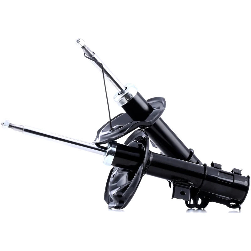 Image of STARK SKSA-0132833 Shock absorber Front Axle Left, Gas Pressure, Twin-Tube, Suspension Strut, Bottom Yoke Shock Absorber (854)