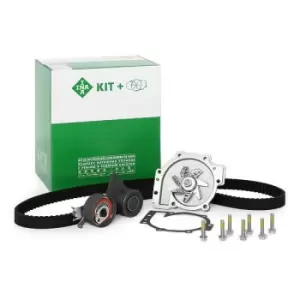 Image of INA Water Pump + Timing Belt Kit RENAULT,VOLVO 530 0063 30 7430638277,74330638277,7438610006 7438610035,7438630590,7438642251,7438670484,7439146376
