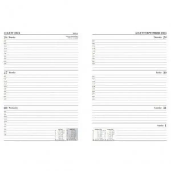Image of ValueX Academic A4 WTV Diary 20242025BK EXR27712SY