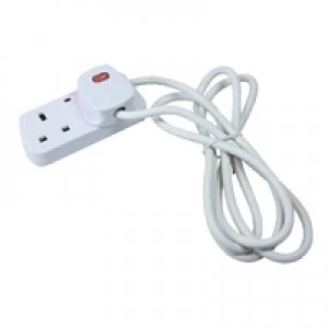 Image of CED CED 2-Way Extension Lead White CEDTS2213M