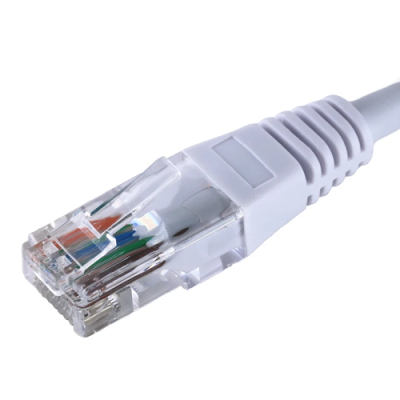Image of Cablenet 0.3m Cat5e RJ45 White U/UTP PVC 24AWG Flush Moulded Booted Pa