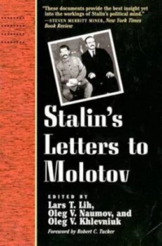 Image of Stalins Letters to Molotov 1925-1936 by Josef Stalin Paperback