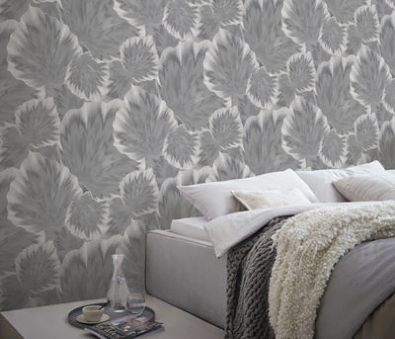 Image of Erismann Nonwoven Wallpaper Grey, Silver - 10,05 X 0,53 M