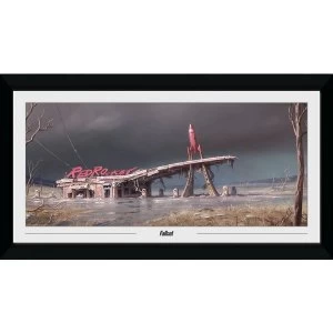 image of Fallout Red Rocket Collector Print