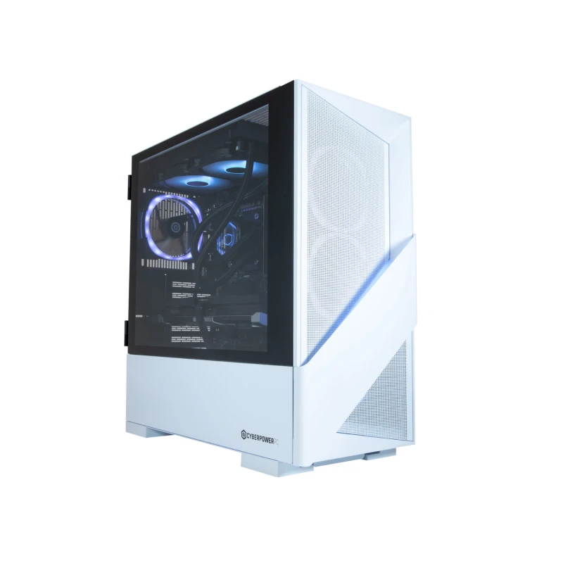 Image of CyberPower Lumina White AMD Ryzen 7 9800X3D 32GB RAM 2TB SSD RTX 5090