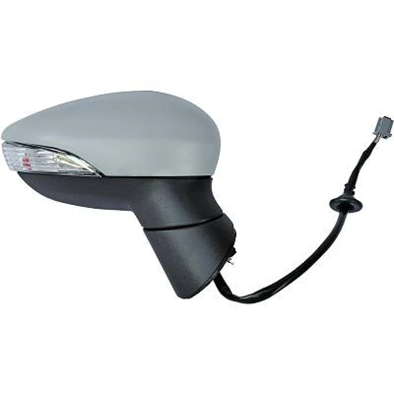 Image of DIEDERICHS 1405225 Wing mirror Left, Complete Mirror, primed Outside Mirror (50)