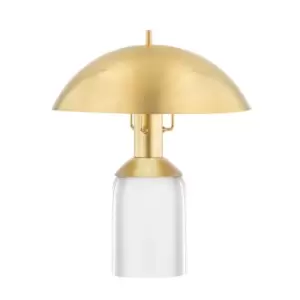 Image of Bayside 1 Light Large Table Lamp Brass
