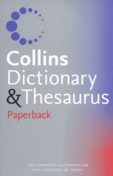 Image of Collins Dictionary and Thesaurus Paperback