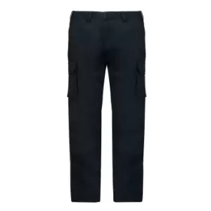 Image of Kariban Adults Unisex Multi-Pocket Cargo Trousers (30R) (Black)