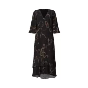 Image of AllSaints AllSaints Delana Dress Womens - Green