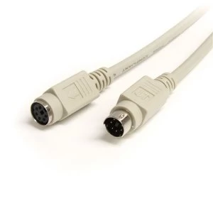Image of StarTech 6ft PS2 Keyboard or Mouse Extension Cable MF