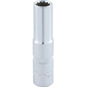 Image of Kennedy-pro - Deep Socket 7MM X 1/4' Square Drive Bi-hexagon Chrome Vanadium (12-P