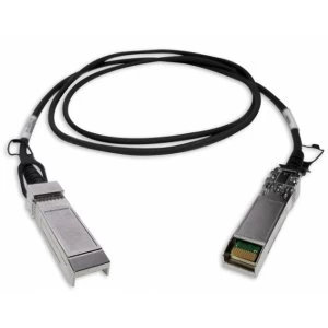 image of QNAP CAB-DAC15M-SFPP-DEC02 InfiniBand cable 1.5 m SFP+ Black