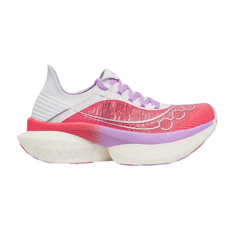 Image of Saucony Endorphin Elite 2 Red White AW25 Unisex Shoes, Size 41 - EUR