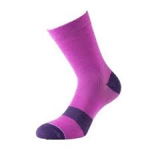 image of 1000 Mile Approach Walkin Sock Ladies Fuscia Small