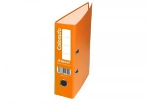Image of Rexel Colorado Lever Arch File 80mm Fscap Orange PK10