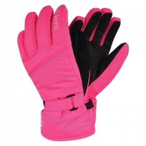 Image of Dare2B Impish Waterproof Insulated Ski Gloves - Neon Pink