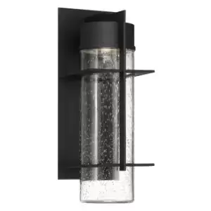 Image of Quoizel Eames Integrated LED Outdoor Modern Wall Lamp Earth Black 3000K IP44