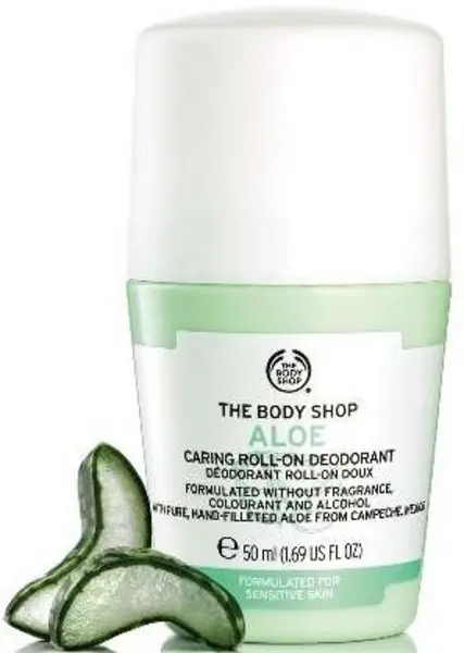 image of The Body Shop Aloe Caring Roll On Deodorant 50ml