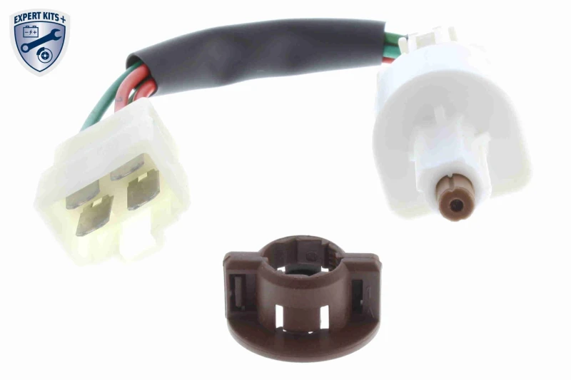 Image of VEMO V40-73-0064 Brake Light Switch Footwell, with cable, EXPERT KITS + Plastic Brake Light Switch (806)