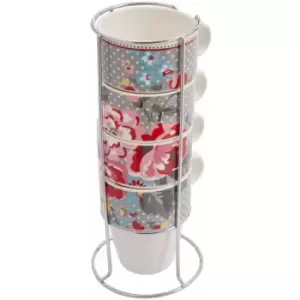 Image of Premier Housewares - Stackable Pippa Mugs - Set of 4