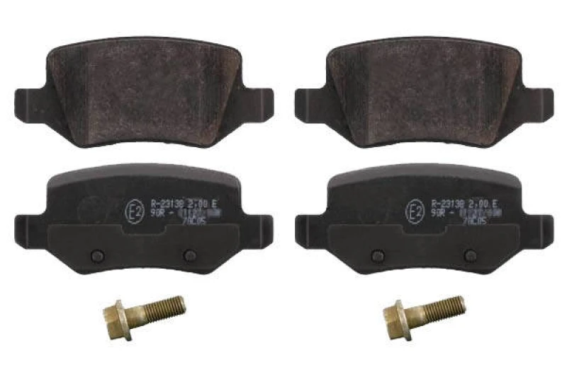 Image of SWAG 10 91 6525 Brake pad set Rear Axle, excl. wear warning contact, with bolts/screws Brake Pad Set,disc brake (402)