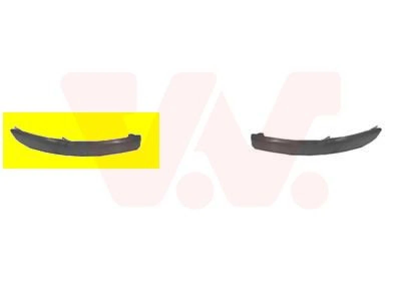 Image of VAN WEZEL Bumper cover VAN WEZEL 5431582