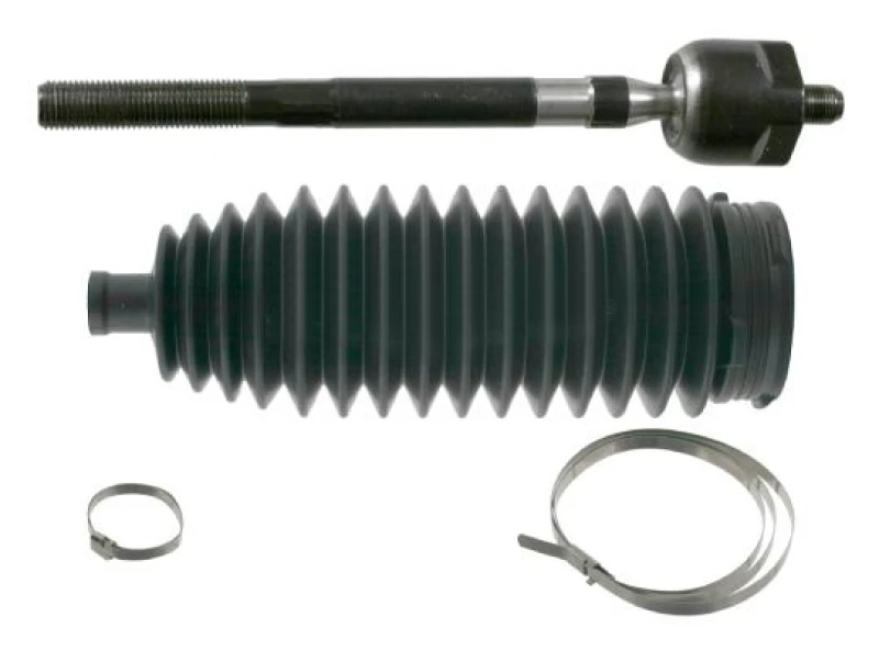 Image of SWAG 60 92 7203 Inner Tie Rod Front Axle Right, with steering bellow Inner Tie Rod (51)