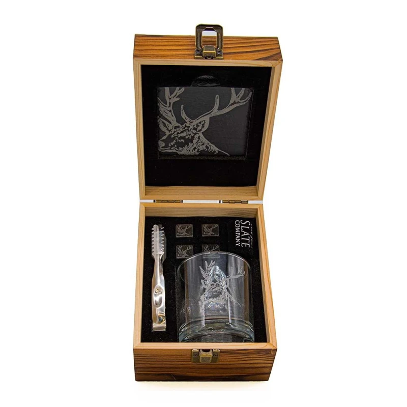 Image of Selbrae House Drinks Set - Stag Multi