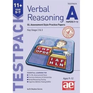 Image of 11+ Verbal Reasoning Year 5-7 GL and Other Styles Testpack A Papers 9-12 GL Assessment Style Practice Papers Mixed...