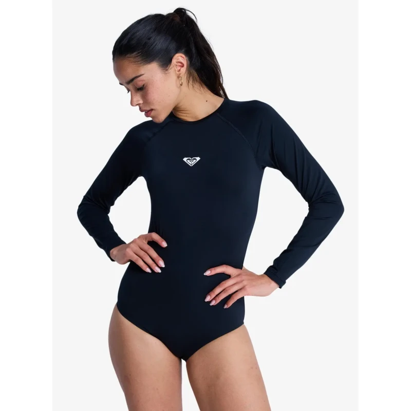 Image of Roxy 1 Piece long sleeve swimsuit For Her Roxy Essentials Bleu Female L