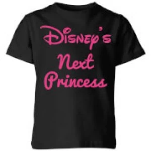 image of Disney Princess Next Kids T-Shirt - Black - 11-12 Years