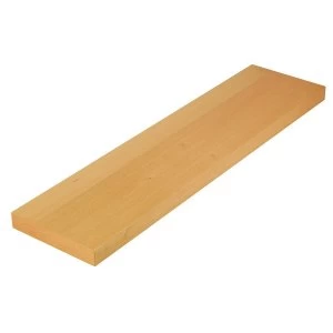 image of Wickes Floating Shelf Beech - 38 x 230 x 900mm